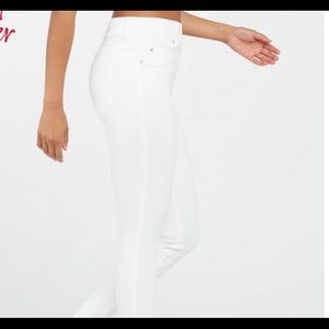SPANX white ankle skinny jeans